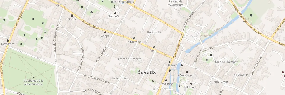 Plan du 39 Rue Saint-Martin à Bayeux