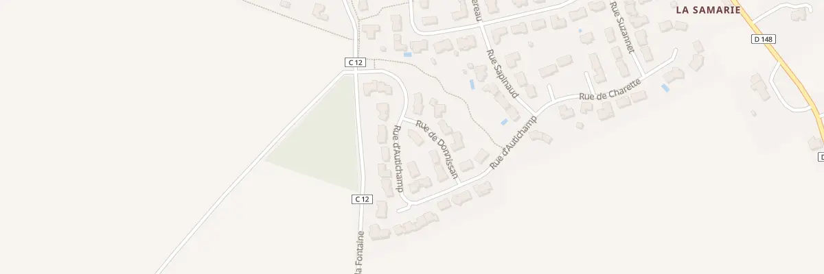 Plan du 5 Rue de Donnissan à Yzernay