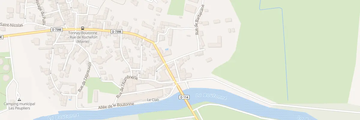 Plan du 4 Rue de Barbacane à Tonnay-Boutonne