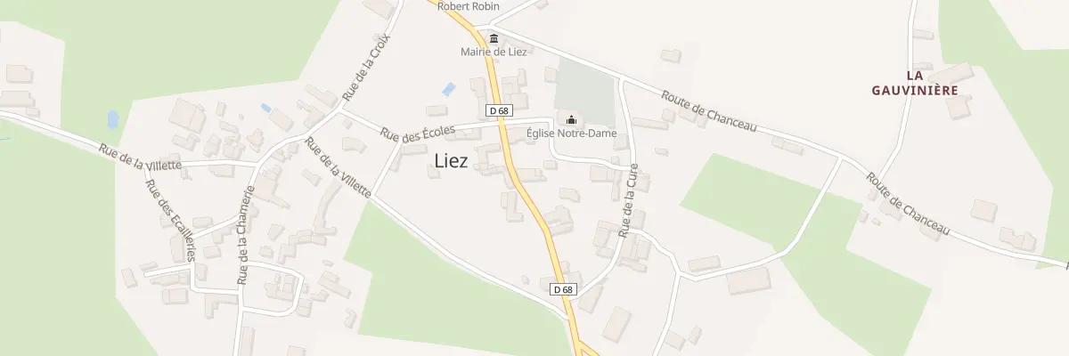 Plan du 3 Rue de l’abbé migné à Liez
