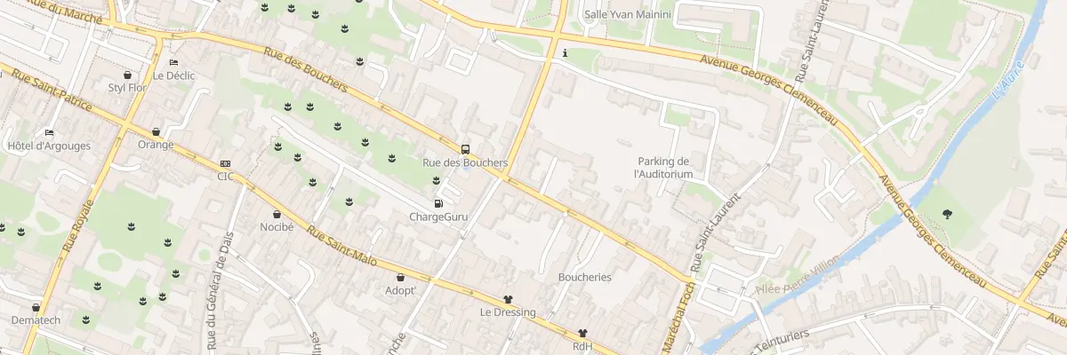 Plan du 32 Rue des Bouchers à Bayeux