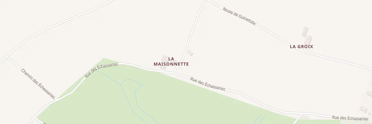 Plan du 102 Rte des Echasseries à Bouillé-Courdault