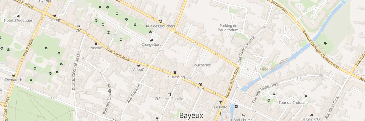 Plan du 13T Rue des Bouchers à Bayeux