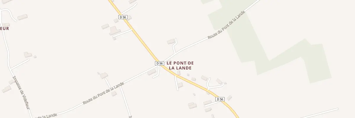 Plan du 21 Rte de la Bigne - Le Theil à Valdallière