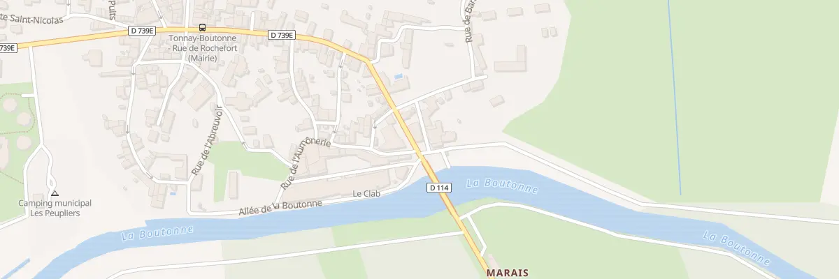 Plan du 8 Rue du Passage à Tonnay-Boutonne