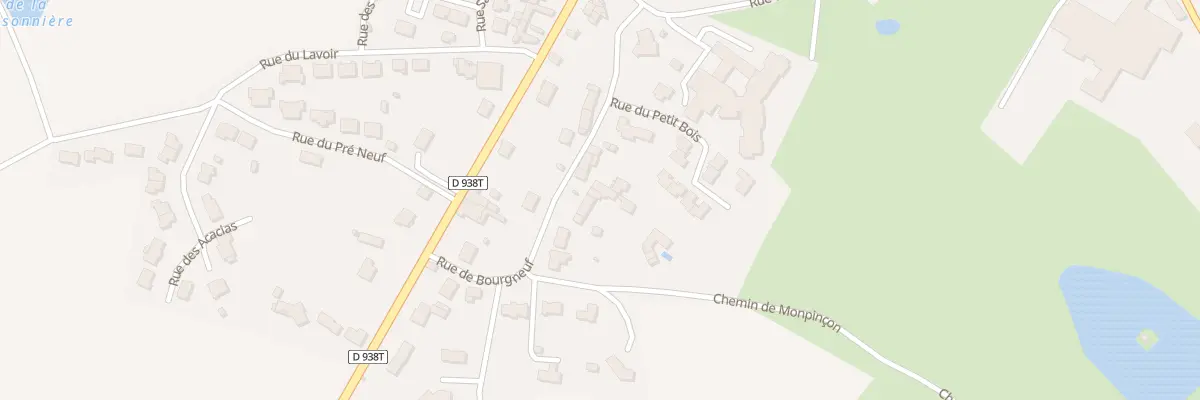 Plan du 15 Rue du bourgneuf à Saint-Pierre-du-Chemin