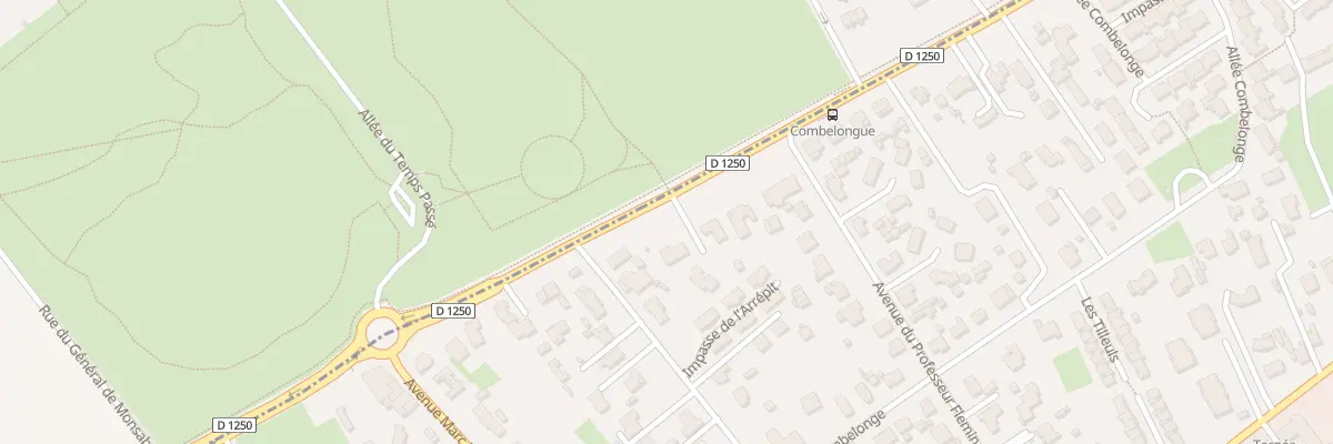 Plan du 34T Av Mal de Lattre Tassigny à Cestas