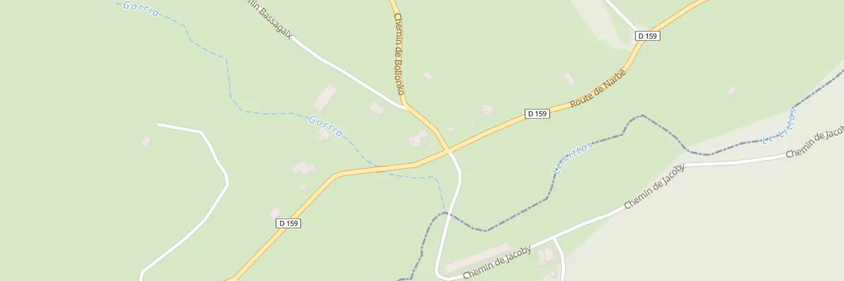 Plan du 110 Rte de Narbe à Esquiule