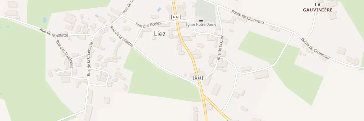 Plan du 8 Rue de l’abbé migné à Liez