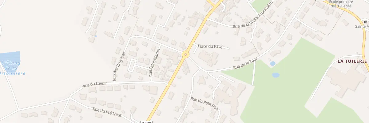 Plan du 2 Rue du bourgneuf à Saint-Pierre-du-Chemin