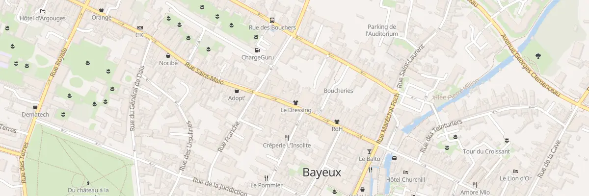 Plan du 40 Rue Saint-Martin à Bayeux