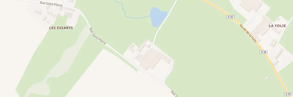 Plan du 616 Rue Saint Pierre - Longraye à Aurseulles