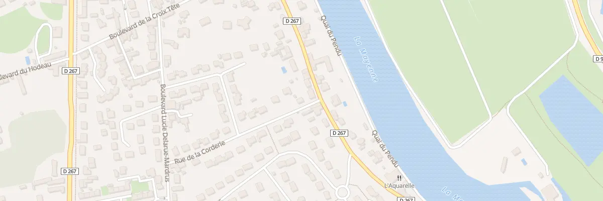 Plan du 2 Rue de la Corderie à Chantrigné