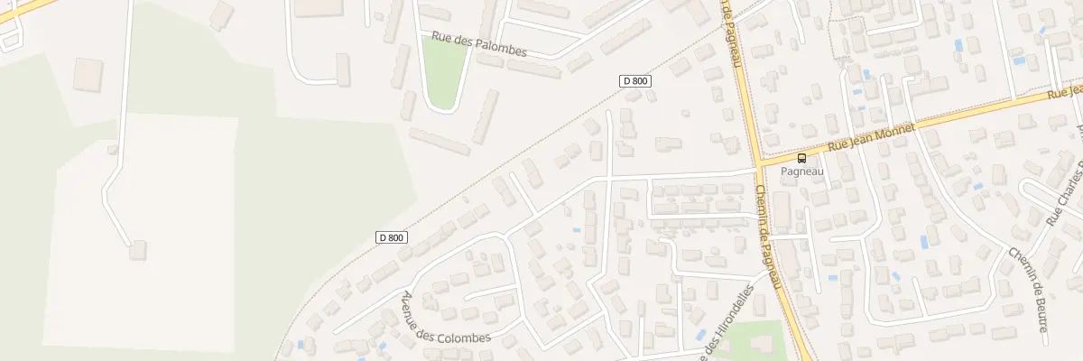 Plan du 1 Imp des Castors à Mérignac