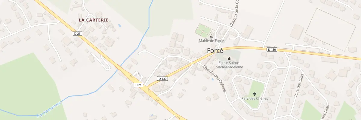 Plan du 12 Pl du Douet à Forcé