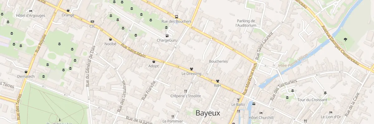 Plan du 46 Rue Saint-Martin à Bayeux