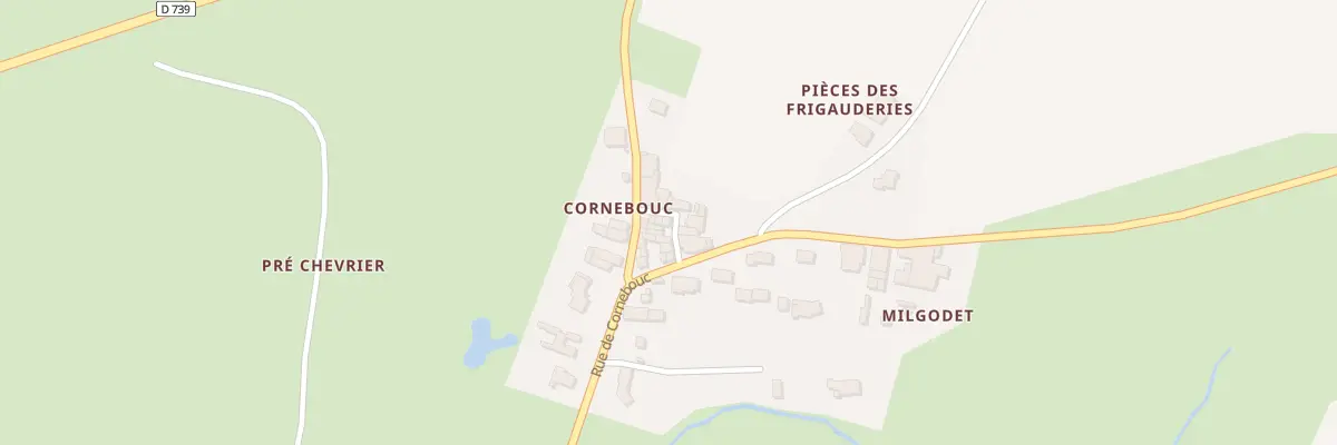 Plan du 4 La Traversée de Cornebouc à Tonnay-Boutonne