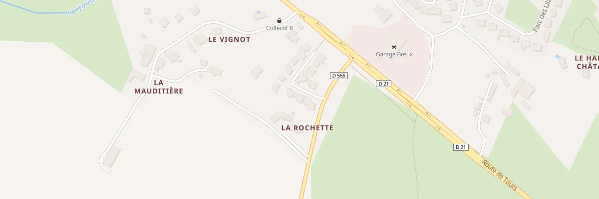 Plan du 7 Rue Simone Veil à Forcé