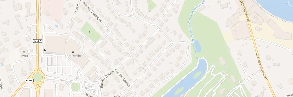 Plan du 5782 Rue des Erables à Chemazé