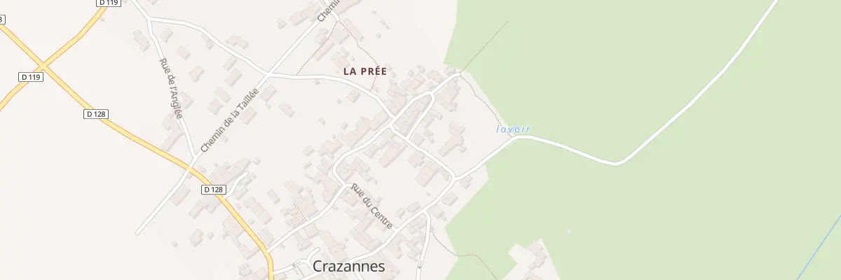Plan du 1 Rue de la Fontaine à Crazannes