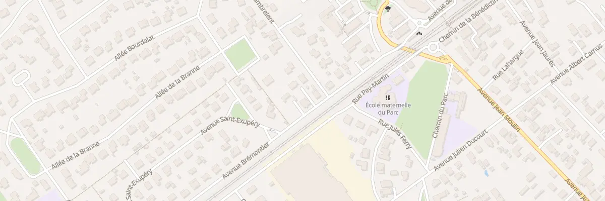 Plan du 8 Av Brémontier à Cestas
