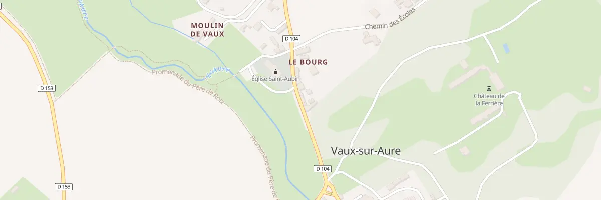 Plan du 22 Le Bourg à Vaux-sur-Aure