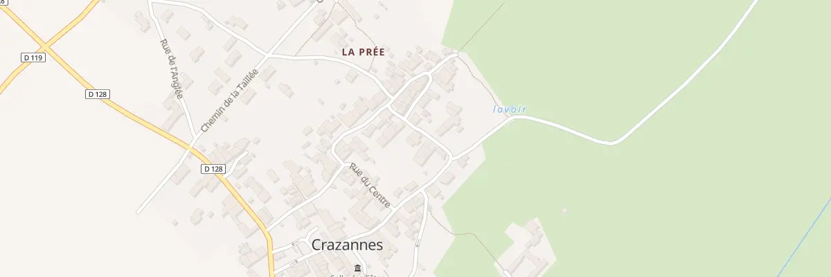 Plan du 12 Rue de la Fontaine à Crazannes