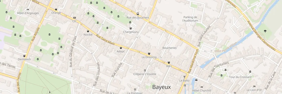 Plan du 56 Rue Saint-Martin à Bayeux