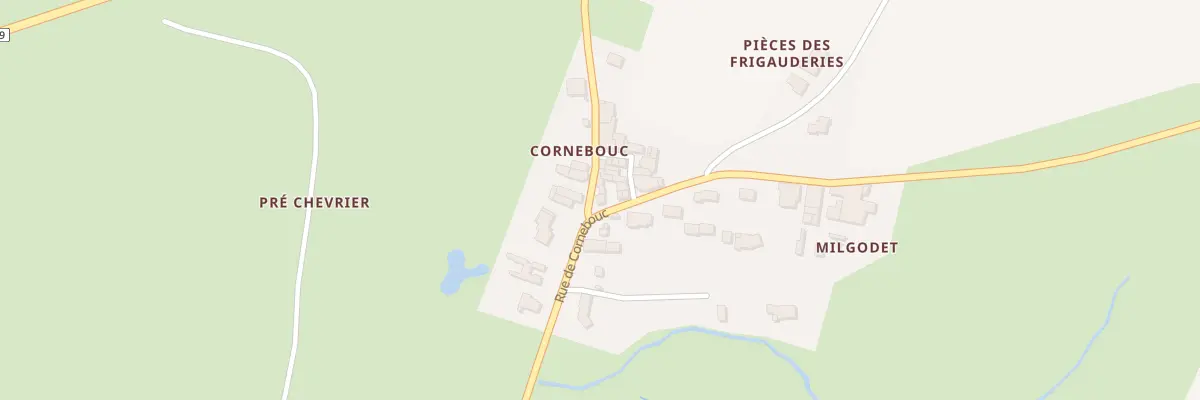 Plan du 2 Rue Les Coteaux de Cornebouc à Tonnay-Boutonne
