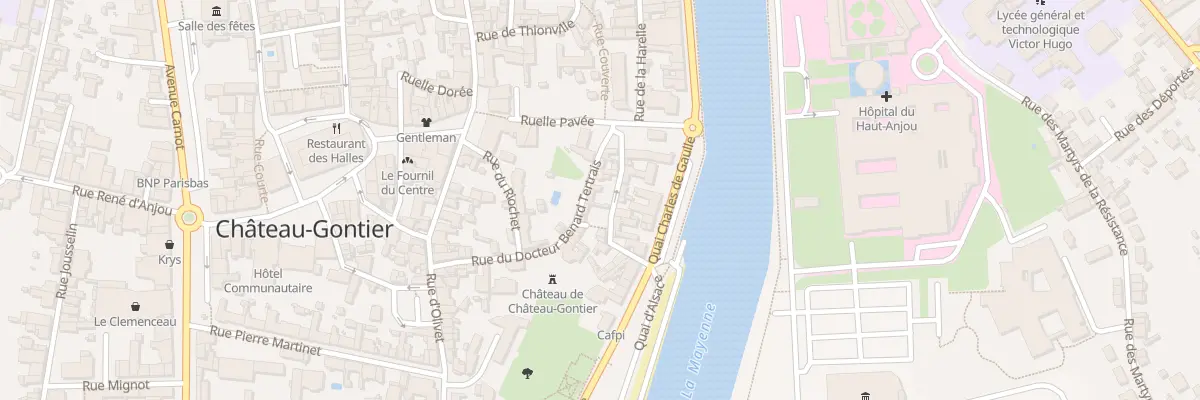 Plan du 11 Rue du Doc Benard Tertrais à Château-Gontier-sur-Mayenne