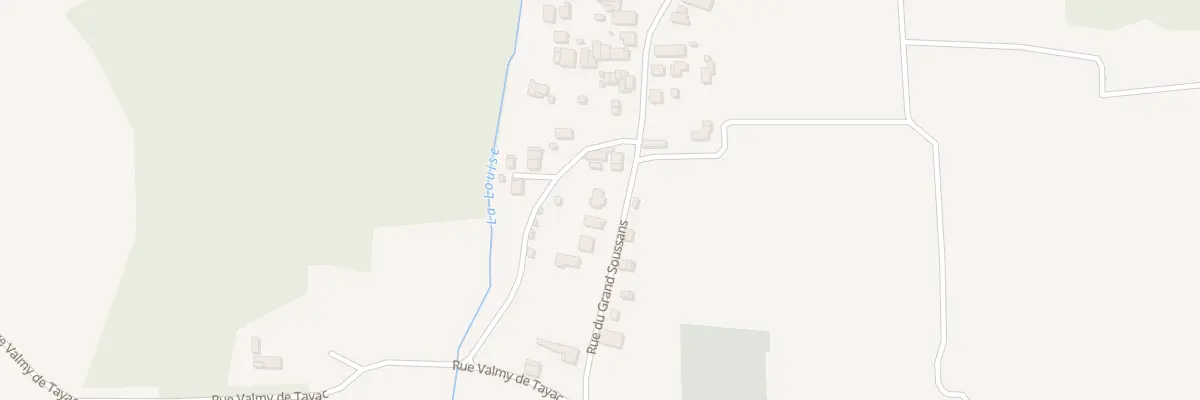 Plan du 12 Rue du Grand Soussans à Soussans