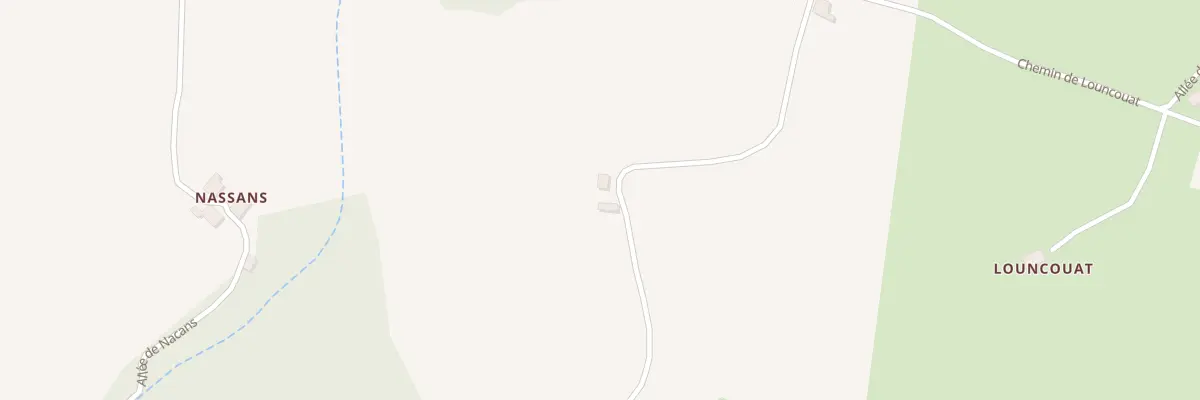 Plan du 5120 Nacans à Sallespisse