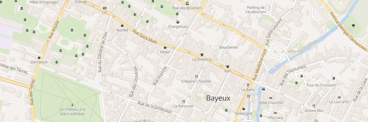 Plan du 59 Rue Saint-Martin à Bayeux