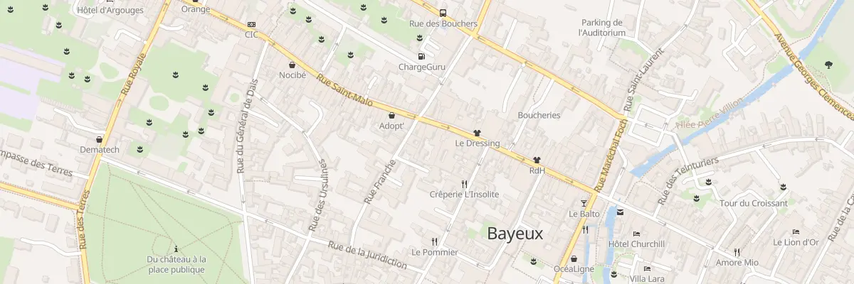 Plan du 63 Rue Saint-Martin à Bayeux