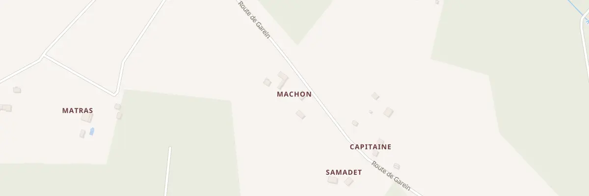 Plan du 1712 Rte de Garein à Luglon