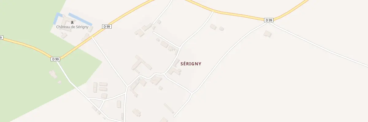 Plan du 5 Sérigny à Foussais-Payré
