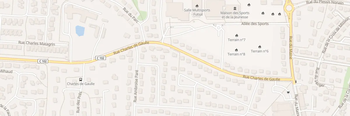 Plan du 35 Rue Charles de Gaulle à Bonchamp-lès-Laval
