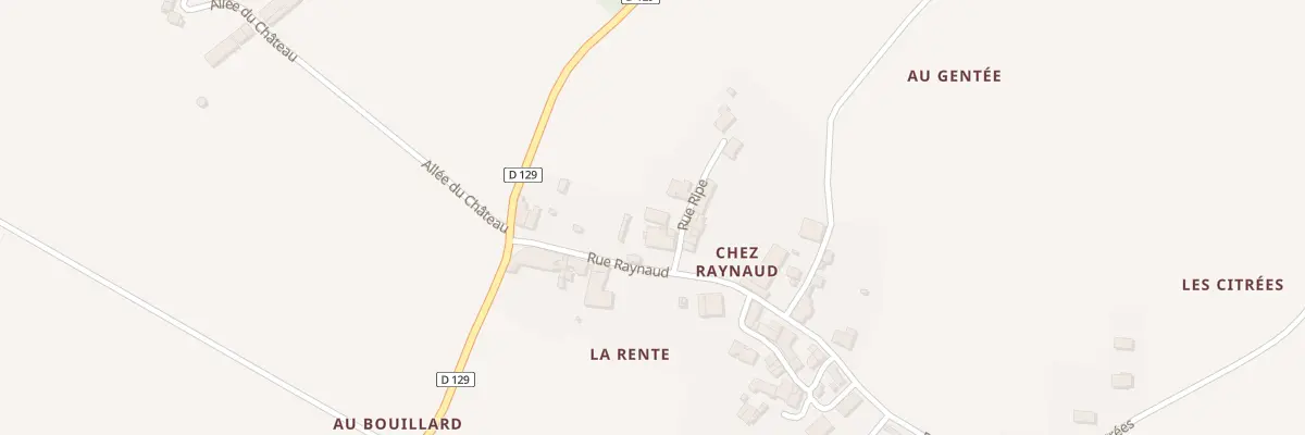 Plan du 1 Rue Ripe à Rioux