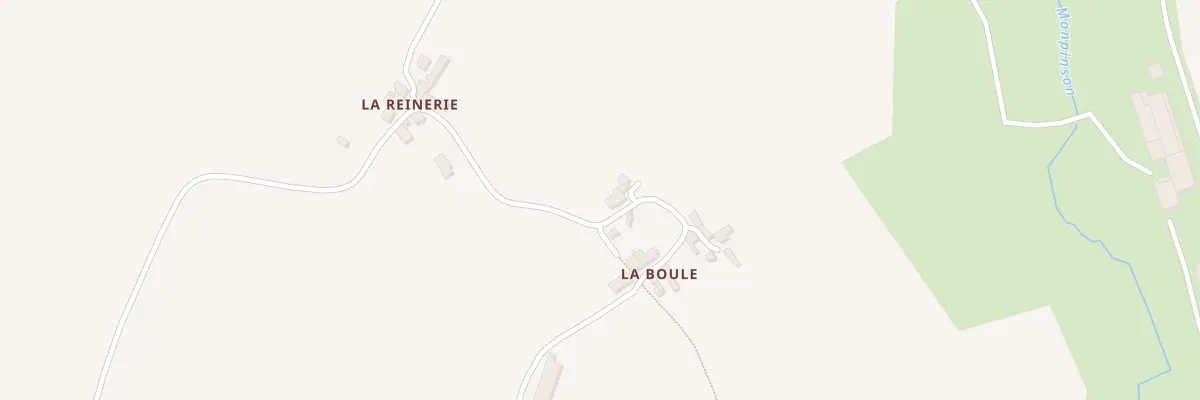 Plan du 1 Boule à Terval