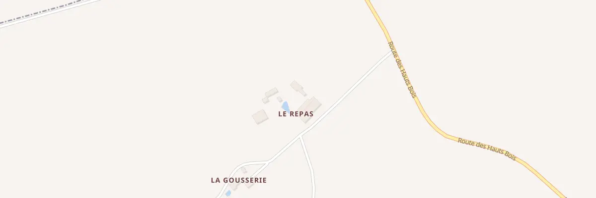 Plan du 1 Le Repas à Sacé
