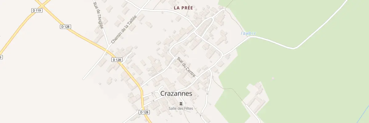 Plan du 5 Rue du Centre à Crazannes