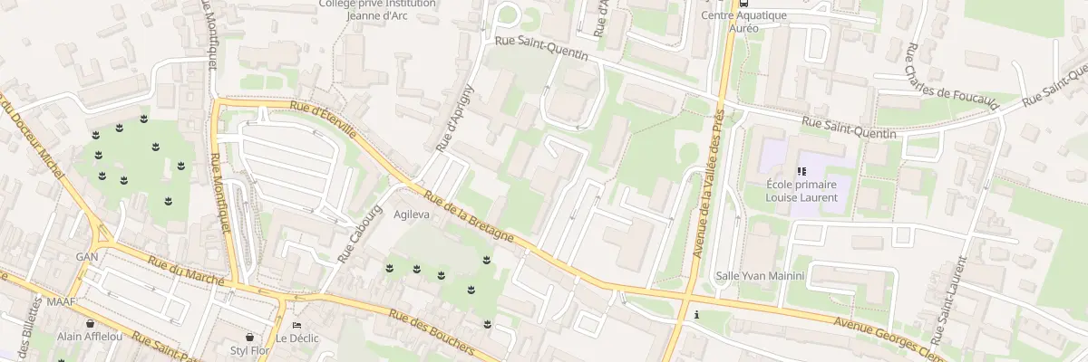 Plan du 46 Rue de la Bretagne à Bayeux