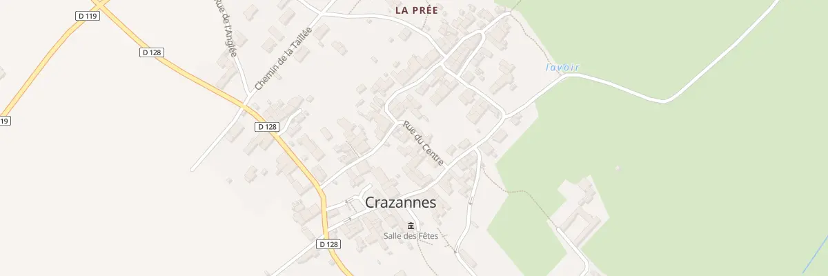 Plan du 6 Rue du Centre à Crazannes