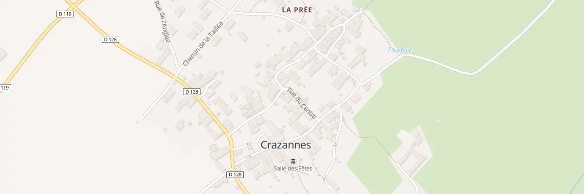 Plan du 4 Rue du Centre à Crazannes