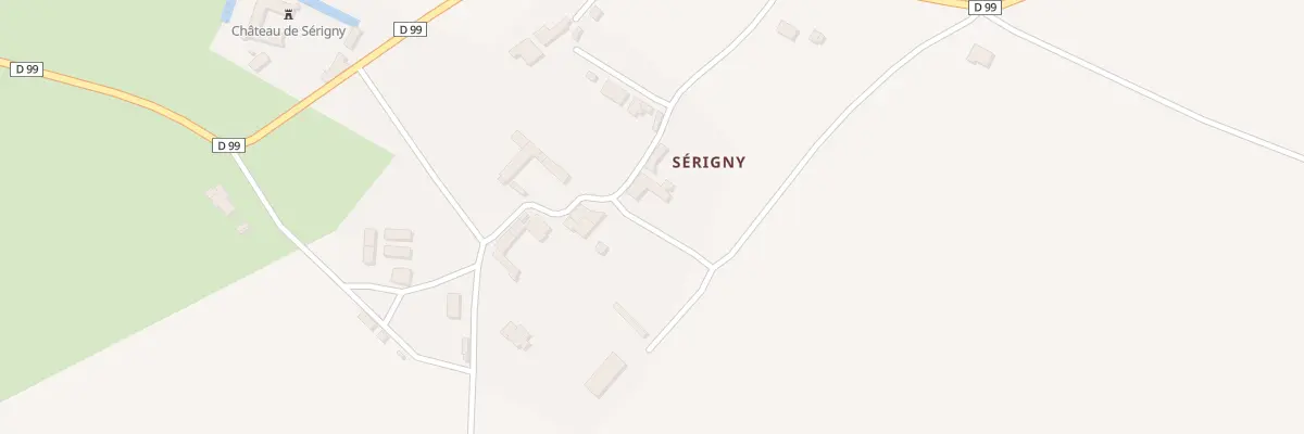 Plan du 7 Sérigny à Foussais-Payré