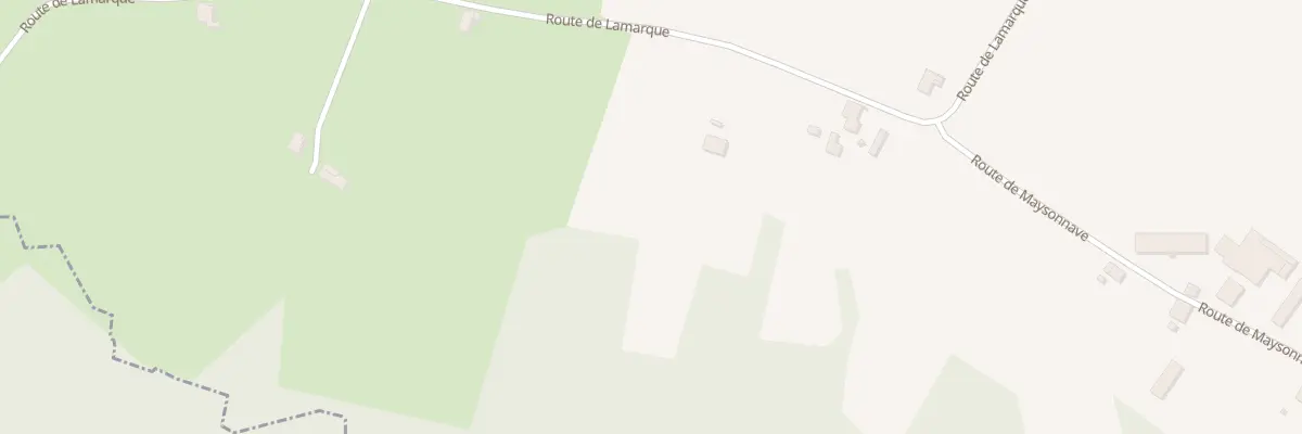 Plan du 1341 Rte de Lamarque à Toulouzette