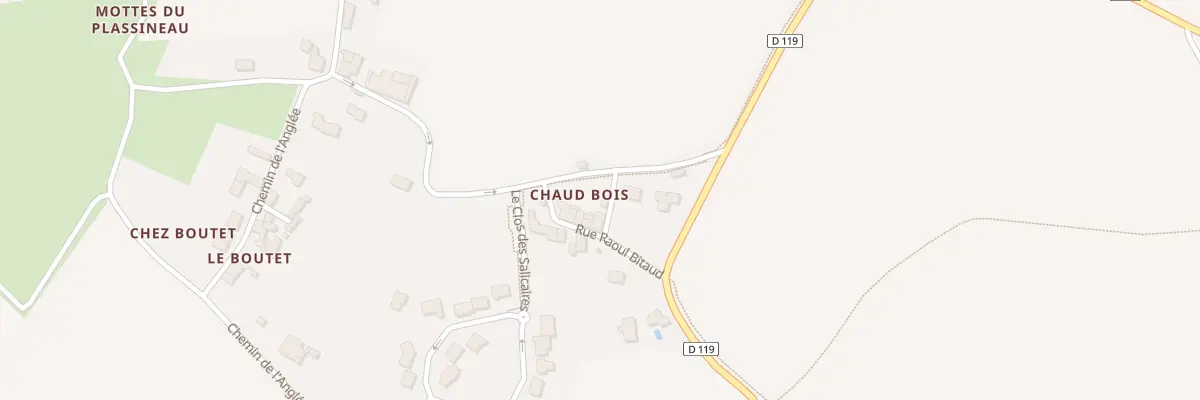 Plan du 7 Rue Raoul Biteau au Mung
