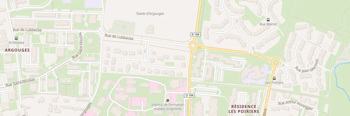 Plan du 5 Rue Louis Aragon à Bayeux