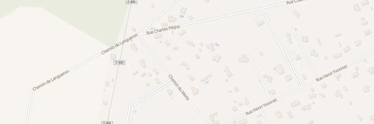 Plan du 8 Che du Merle à Mérignac