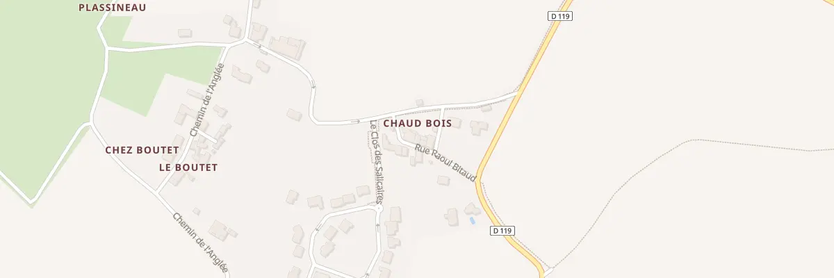 Plan du 3 Rue Raoul Biteau au Mung